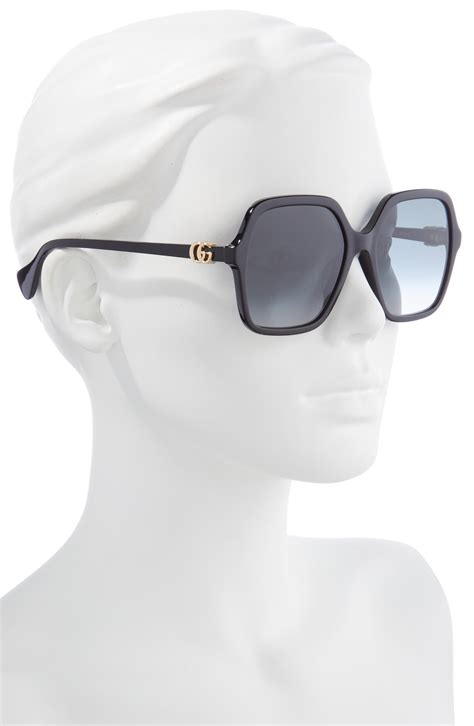 gucci 1055 s sunglasses|Gucci 56mm square sunglasses.